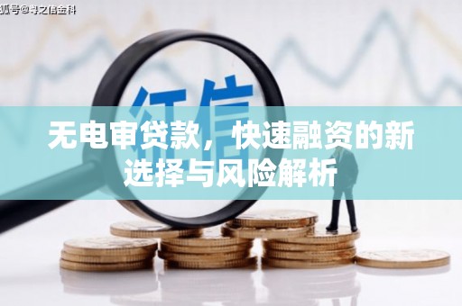 肃州无电审贷款，快速融资的新选择与风险解析