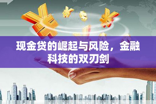 肃州现金贷的崛起与风险，金融科技的双刃剑