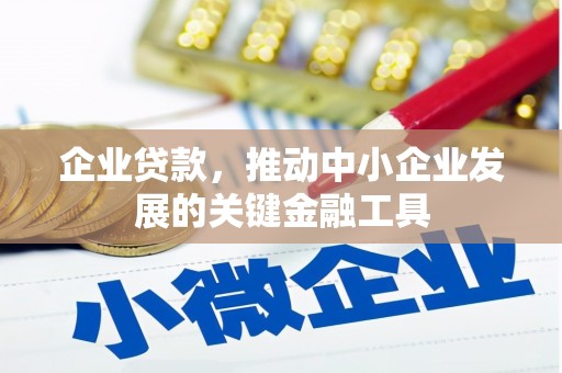 肃州企业贷款，推动中小企业发展的关键金融工具