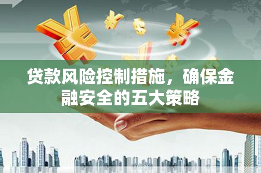肃州贷款风险控制措施，确保金融安全的五大策略