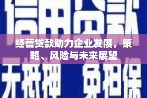 肃州经营贷款助力企业发展，策略、风险与未来展望