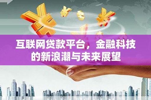 肃州互联网贷款平台，金融科技的新浪潮与未来展望