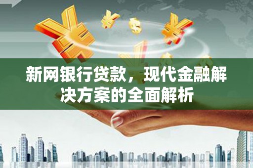 肃州新网银行贷款，现代金融解决方案的全面解析