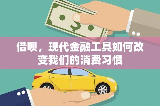 肃州借呗，现代金融工具如何改变我们的消费习惯