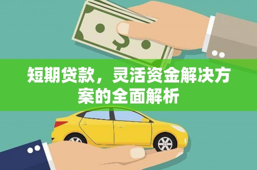 肃州短期贷款，灵活资金解决方案的全面解析
