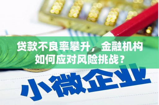 肃州贷款不良率攀升，金融机构如何应对风险挑战？
