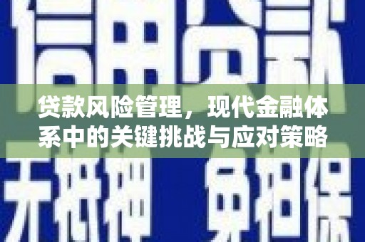 肃州贷款风险管理，现代金融体系中的关键挑战与应对策略