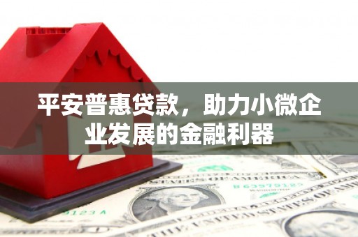 肃州平安普惠贷款，助力小微企业发展的金融利器